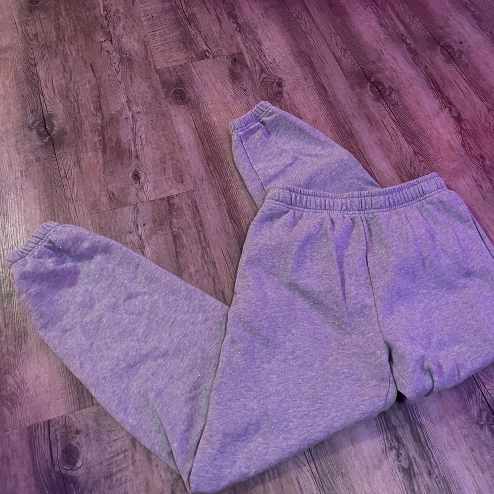Pink Glitter Sweatpants